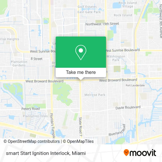 smart Start Ignition Interlock map