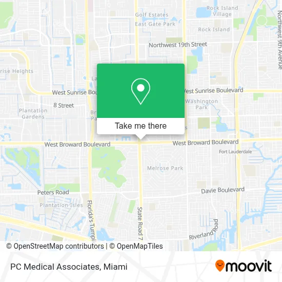 PC Medical Associates map