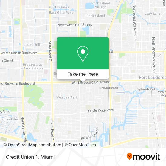 Credit Union 1 map