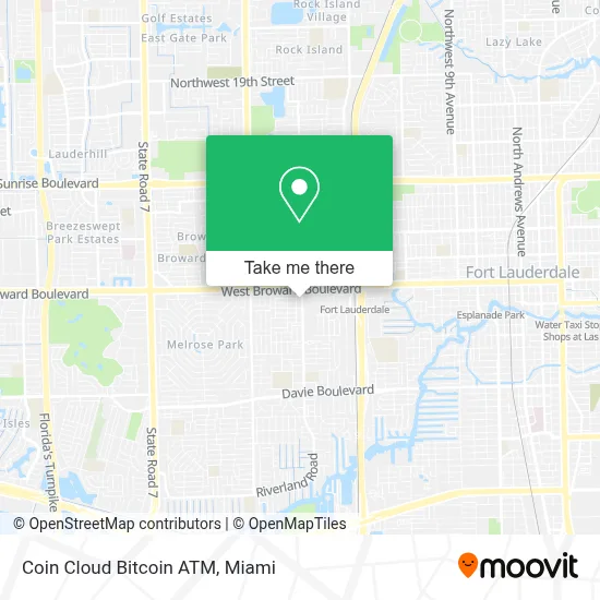 Coin Cloud Bitcoin ATM map