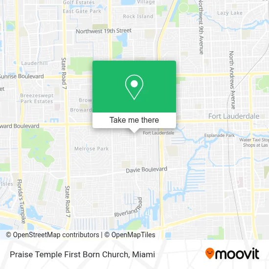 Praise Temple First Born Church map