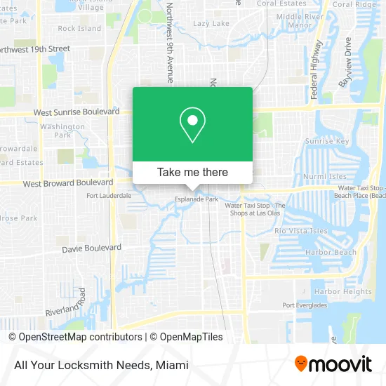 All Your Locksmith Needs map