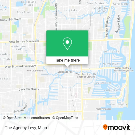 The Agency Levy map