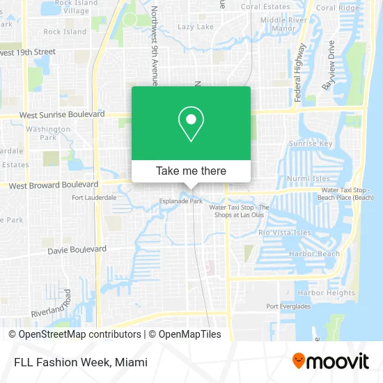 FLL Fashion Week map