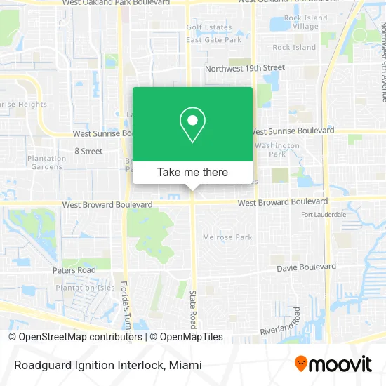 Roadguard Ignition Interlock map