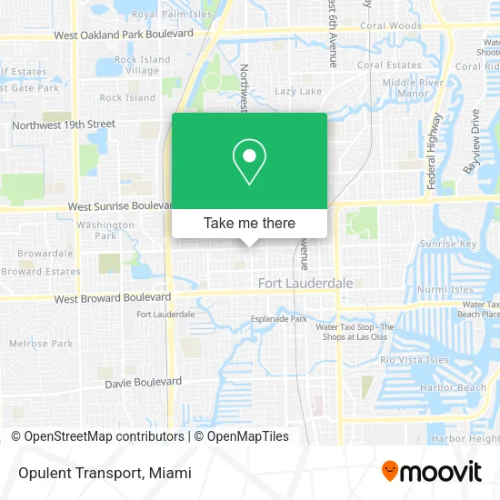 Mapa de Opulent Transport