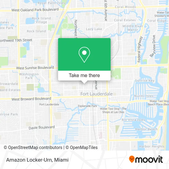 Amazon Locker-Urn map