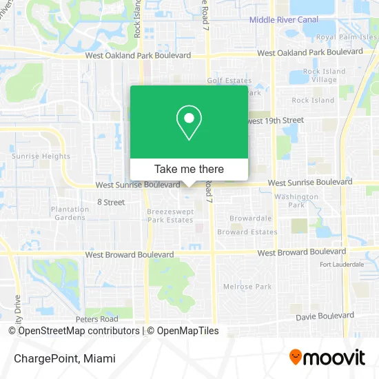 ChargePoint map