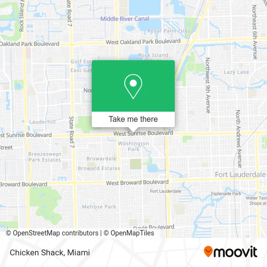 Chicken Shack map