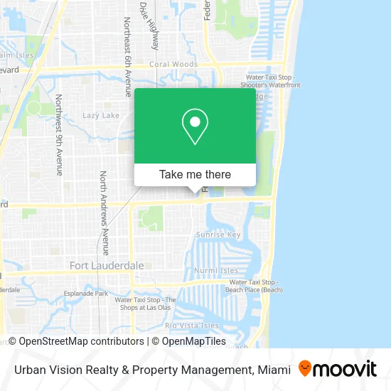 Mapa de Urban Vision Realty & Property Management