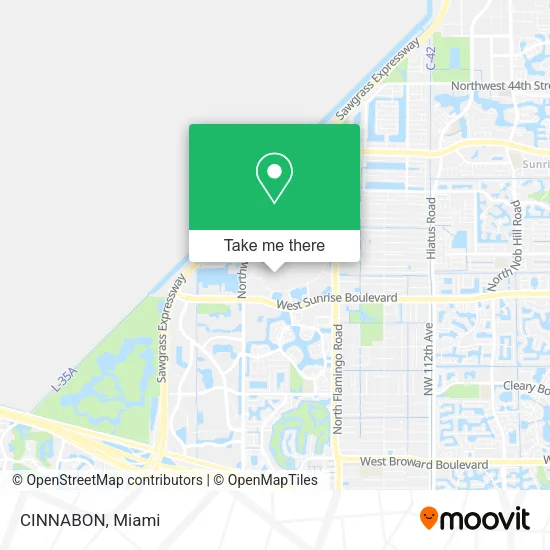 CINNABON map