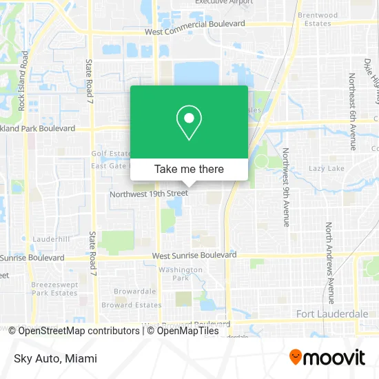 Sky Auto map