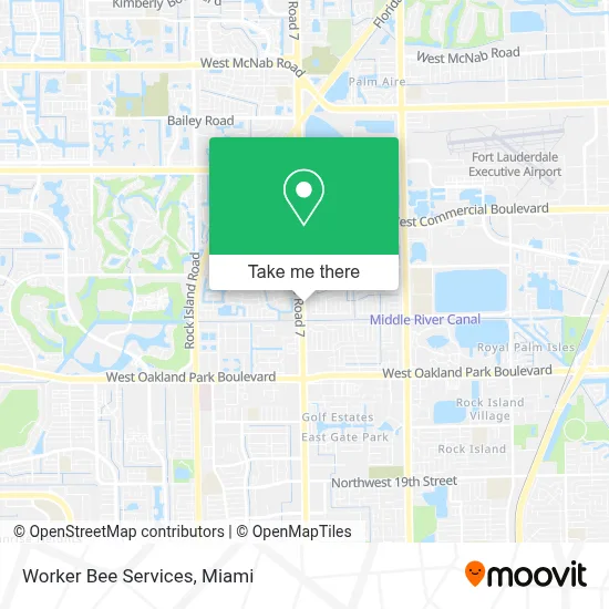 Worker Bee Services map