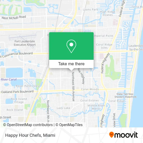 Happy Hour Chefs map