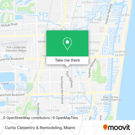Curtis Carpentry & Remodeling map