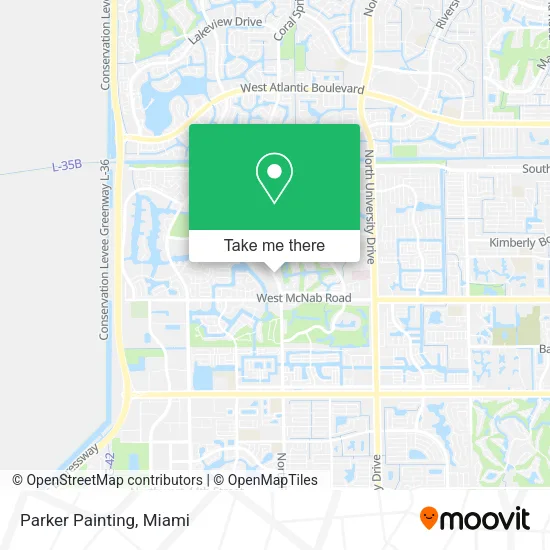 Parker Painting map