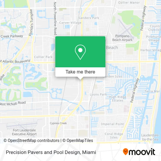 Mapa de Precision Pavers and Pool Design