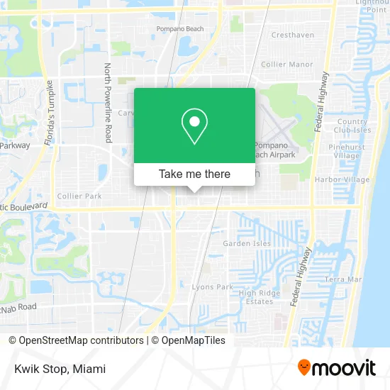 Mapa de Kwik Stop