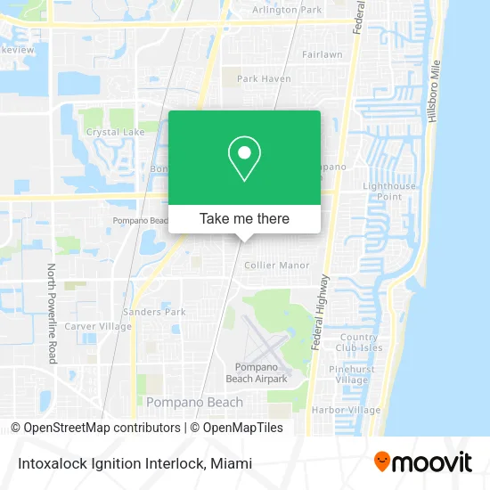 Mapa de Intoxalock Ignition Interlock
