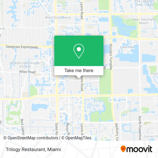 Trilogy Restaurant map