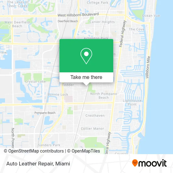 Auto Leather Repair map