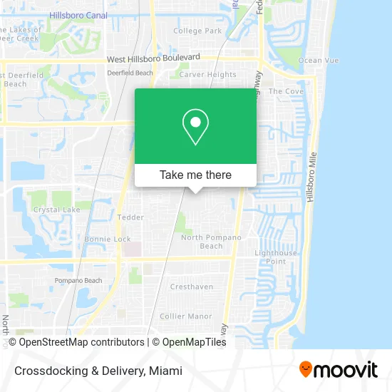 Crossdocking & Delivery map