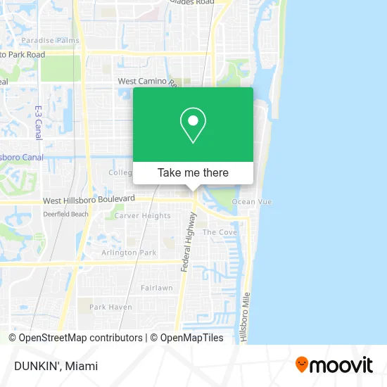DUNKIN' map