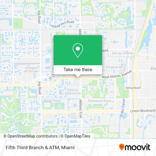 Mapa de Fifth Third Branch & ATM