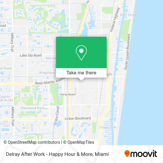 Delray After Work - Happy Hour & More map