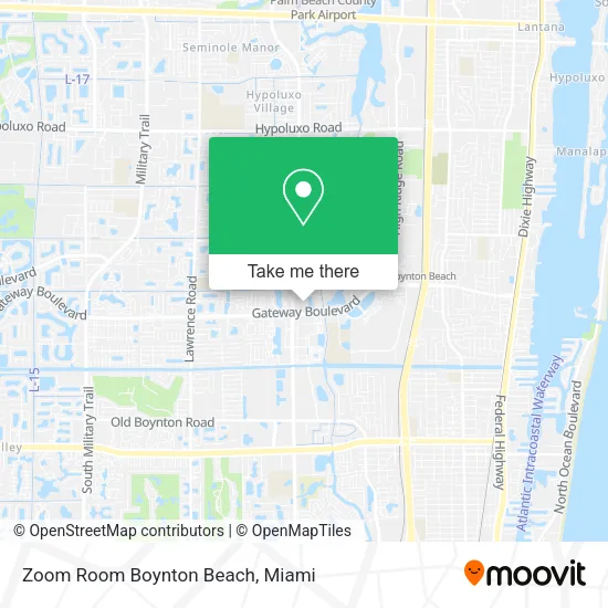Zoom Room Boynton Beach map