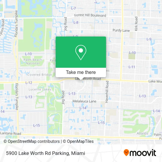 5900 Lake Worth Rd Parking map