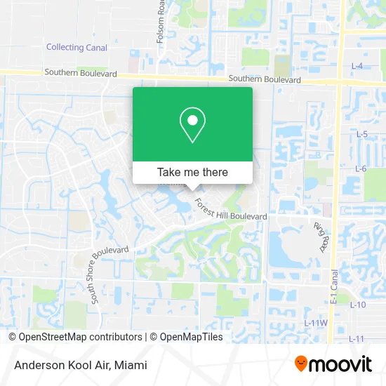 Anderson Kool Air map