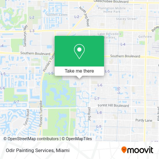 Odir Painting Services map