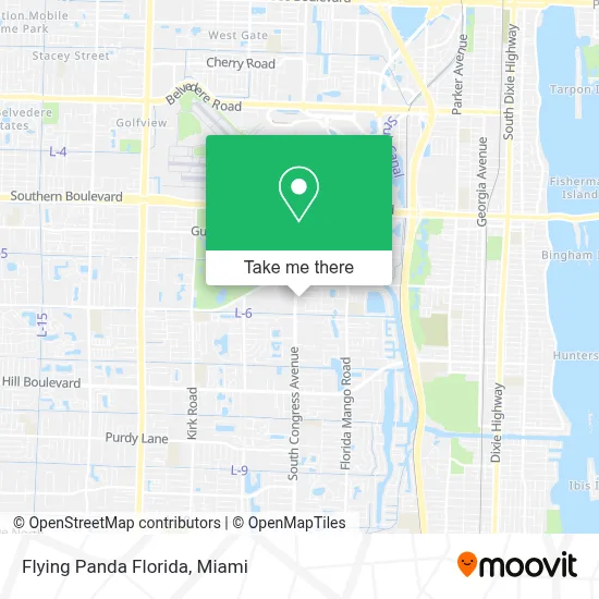 Flying Panda Florida map