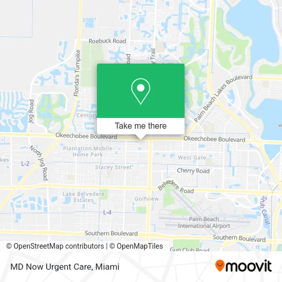 MD Now Urgent Care map