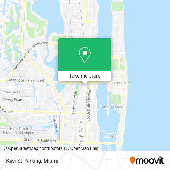 Kiwi St Parking map
