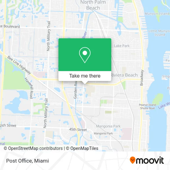 Post Office map