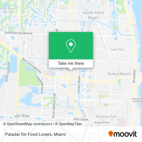 Mapa de Paladar for Food Lovers