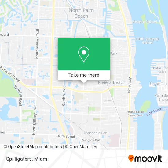 Spilligaters map