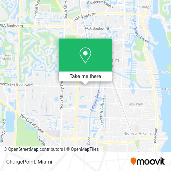 ChargePoint map