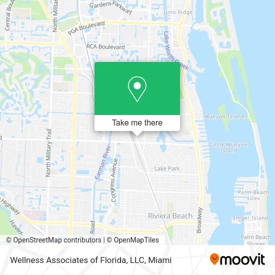 Wellness Associates of Florida, LLC map