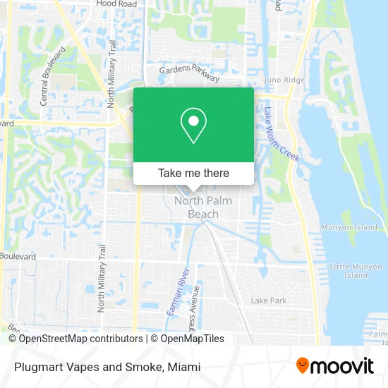 Plugmart Vapes and Smoke map