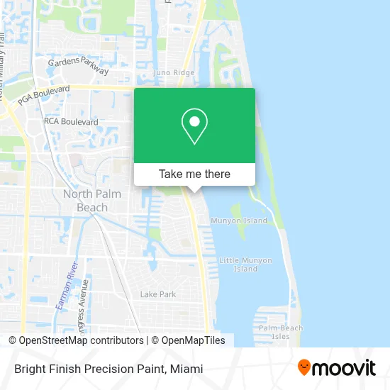 Bright Finish Precision Paint map