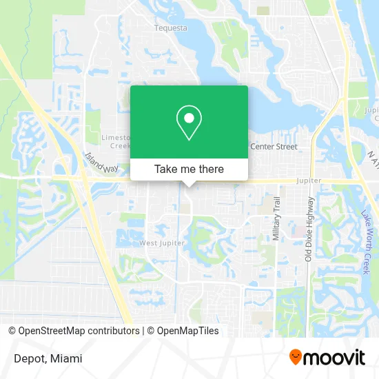 Depot map