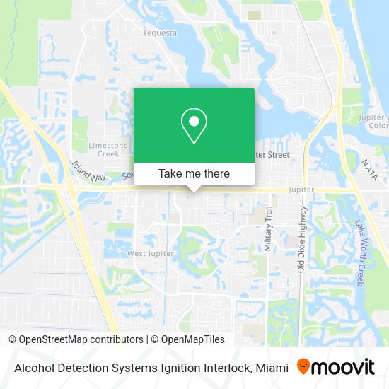 Alcohol Detection Systems Ignition Interlock map