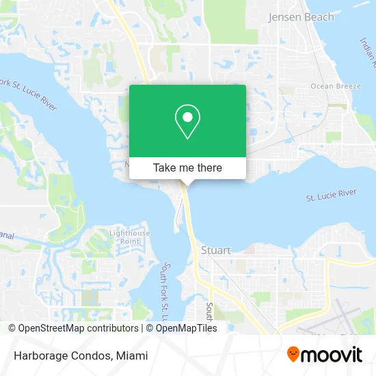 Harborage Condos map