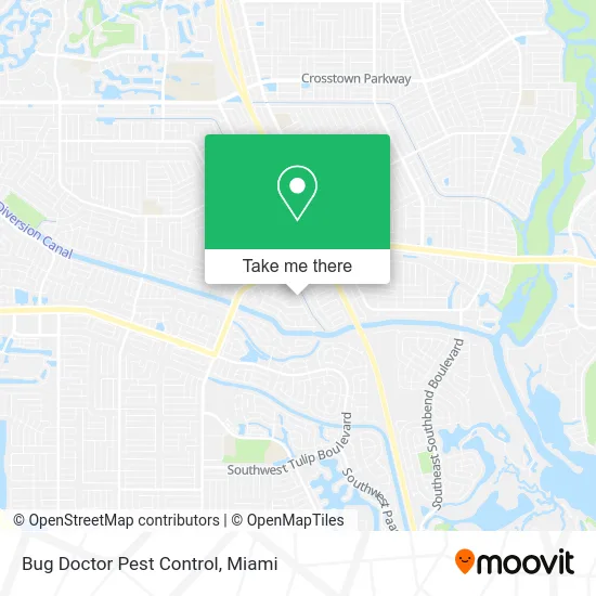 Bug Doctor Pest Control map