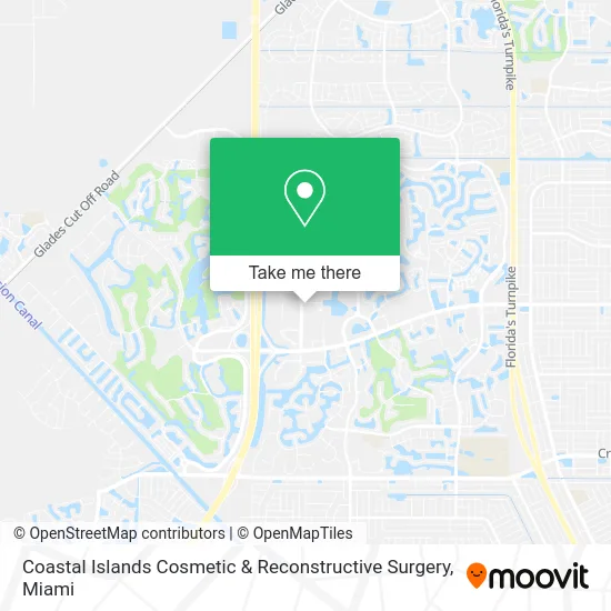 Coastal Islands Cosmetic & Reconstructive Surgery map