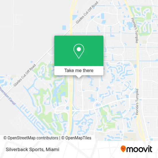 Silverback Sports map