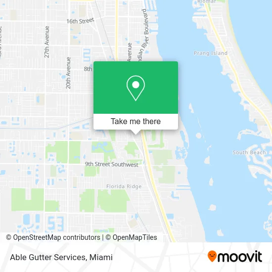 Able Gutter Services map